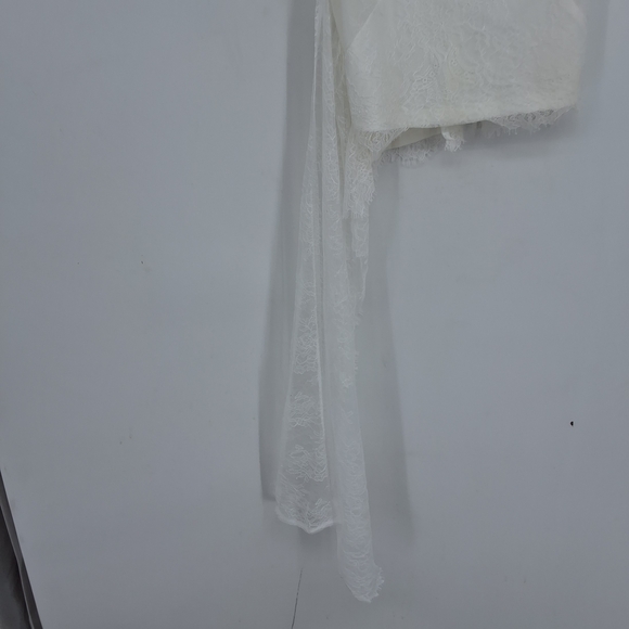 HEIRESS LOS ANGELES XS Chic White Lace Corset Mini Dress - Picture 3 of 7